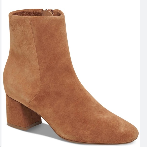 aqua college Shoes - NIB Aqua College Women's Waterproof  "Echo" Dress Ankle Booties Tan Suede Sz 8.5